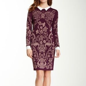 Cynthia Steffe Baroque Jacquard Knit Dress